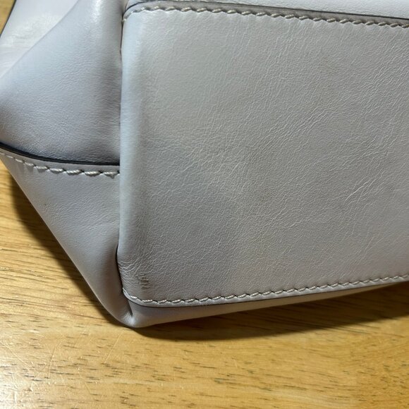 Womens Gianni Chiarini Firenze White Leather Hobo Shoulder Handbag * - Picture 16 of 16